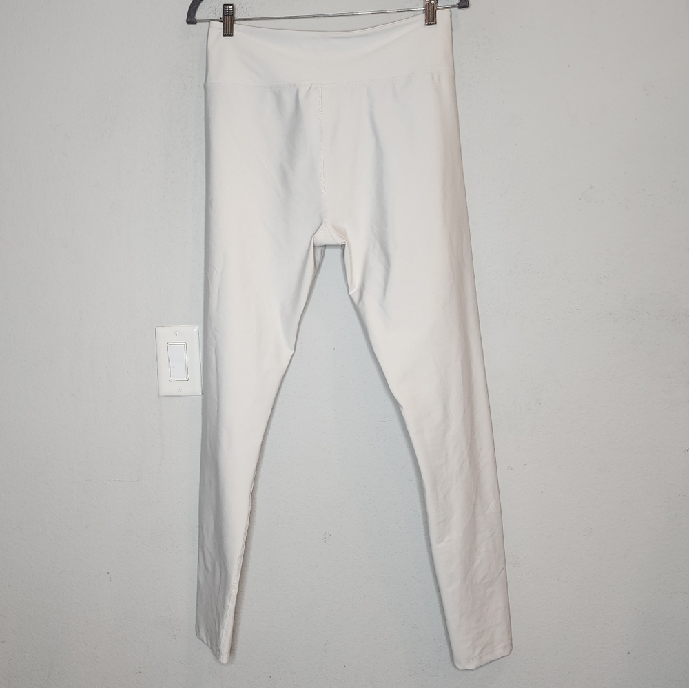 Year Of Ours Bone White Leggings Lace Up Front Ties Size XL Off White Revolve - Picture 6 of 15